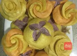 Illustration of how to make colorful steamed buns 8