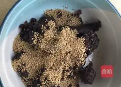 Recipe for Purple Sweet Potato Cake with Sesame and Red Bean Filling 7