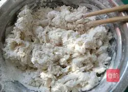 Illustration of how to make lard scallion pancake 1