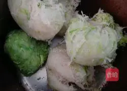 Illustration of how to make radish dumplings 3