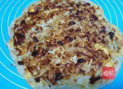 Illustration of how to make shredded potato and egg burritos 16