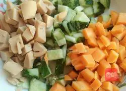 Illustration of how to make fried rice 1