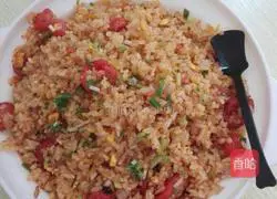 Sausage and Egg Fried Rice Recipe Illustration 5