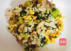 Eggs Illustration of how to make bacon fried rice 4