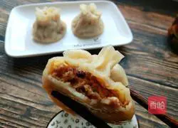 Illustration of how to make Hebei mutton with green onion and slightly wheat 10