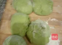 Illustration of how to make jade cake 4
