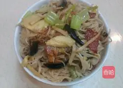 Illustration of how to make fried noodles 8 