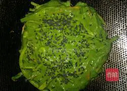 Spinach double shred cake Practice illustration 5