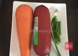 Illustration of how to make Sanding Fried Rice 1