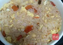 Mushroom and Egg Fried Rice Recipe Illustration 12