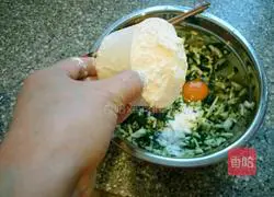 Zucchini and spinach pancake recipe 6