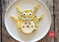 Illustration of how to make children's cartoon chinchilla egg cake yogurt breakfast set 2