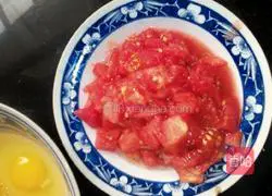 Tomatoes and eggs Illustration of how to make cake 3