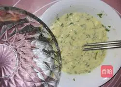 Illustration of how to make mint egg pancake 6