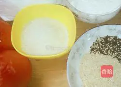 Sesame persimmon pancake recipe 1