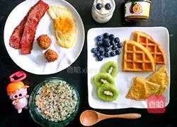 Illustration of how to make waffles 13