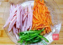 Illustration of homemade fried noodles 1