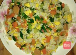 Illustration of how to make egg fried rice 4