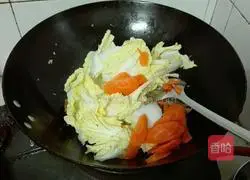 Illustration of how to make meatloaf and stir-fried baby vegetables 5