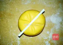 Illustration of how to make pumpkin steamed buns 5