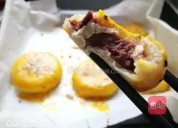 Red Bean Paste Cake Recipe Illustration 8