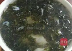 Seaweed and shrimp Illustration of how to make wontons 6