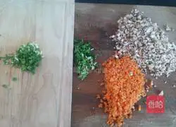 Illustration of how to make beef wontons 2