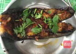 Illustration of how to make tinfoil eggplant (electric cake baffle) 10