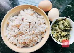 Illustration of how to make egg fried rice 2