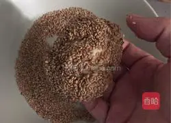 Illustration of how to make sesame pancakes 11