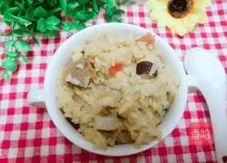 Illustration of how to make potato and sausage braised rice 22