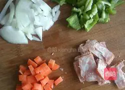 Illustration of how to make seafood steamed buns and baked rice 1