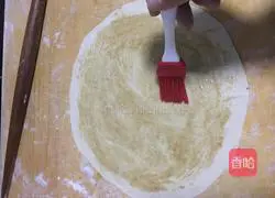 Illustration of how to make scallion pancakes 4