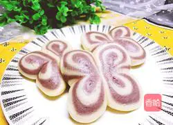 Illustration of how to make butterfly steamed buns 13