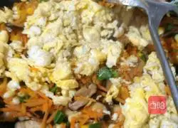 Colorful Fried Rice Recipe Illustration 9