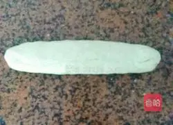 Illustration of how to make mung bean round steamed buns 7