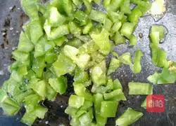 Green pepper and egg fried rice recipe 5