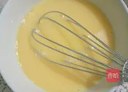 Illustration of how to make fried rice with eggs and mustard mustard 3