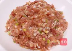 Illustration of how to make three-color dumplings 5