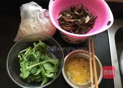 Fried noodles Illustration of how to do it 1