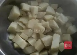 Illustration of making glutinous rice balls 1