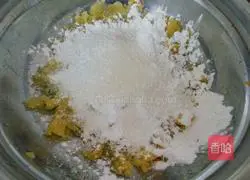 Illustration of how to make sweet potato glutinous rice cakes 4