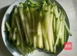 Illustration of how to make white radish dumpling stuffing 2