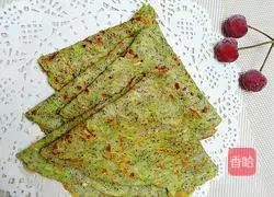 Illustration of how to make black bean noodles, zucchini and egg pancakes 13