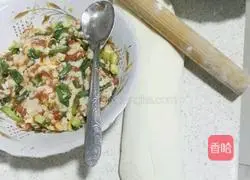 Illustration of how to make osmanthus sugar, sesame and prune steamed buns 3