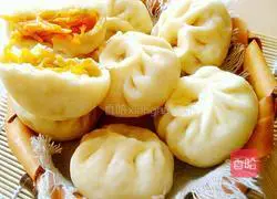 Illustration of how to make carrot stuffed buns 22