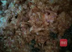 Illustration of how to make sesame sauce beef patties 2