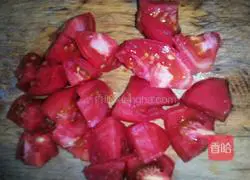 Illustration of how to make tomato and egg fried noodles 2