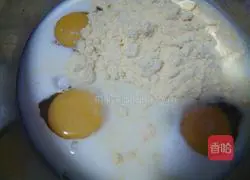 Milk Egg Corn Pancake Recipe Illustration 1