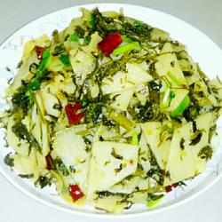 Fried noodles with pickled cabbage